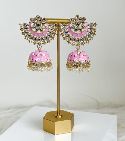 Meenakari jhumke