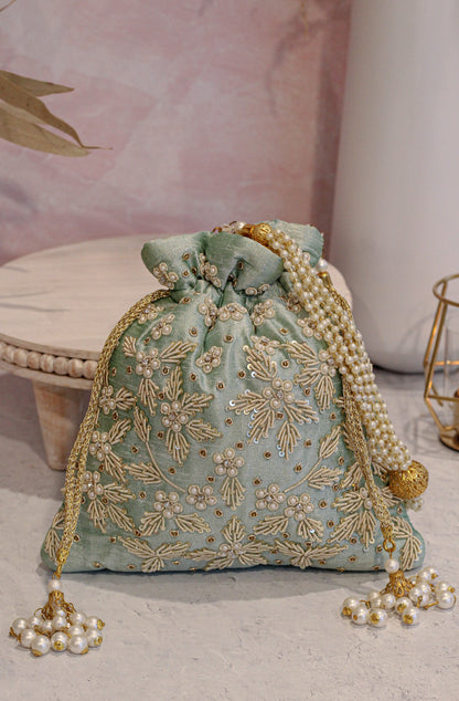 EMBELLISHED POUCH - 1109